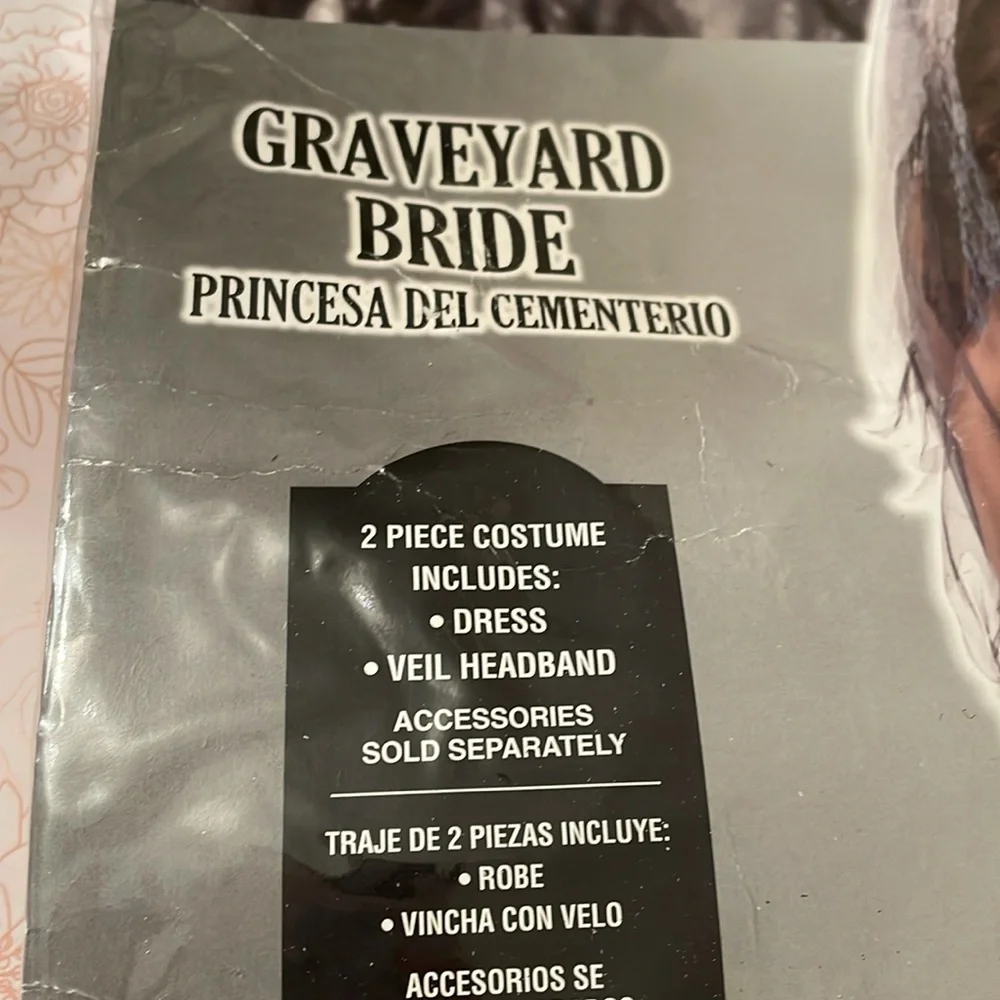 Child X-Large Graveyard Bride Costume